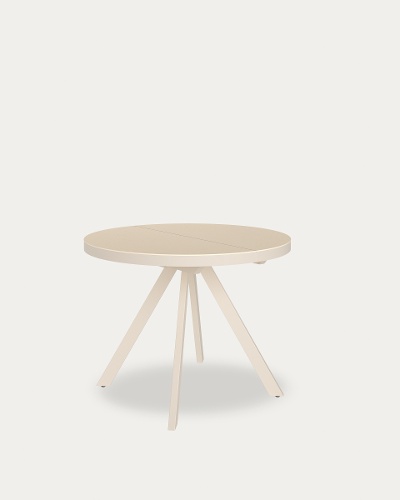 Sobre Beige - Estructura metálica marfil