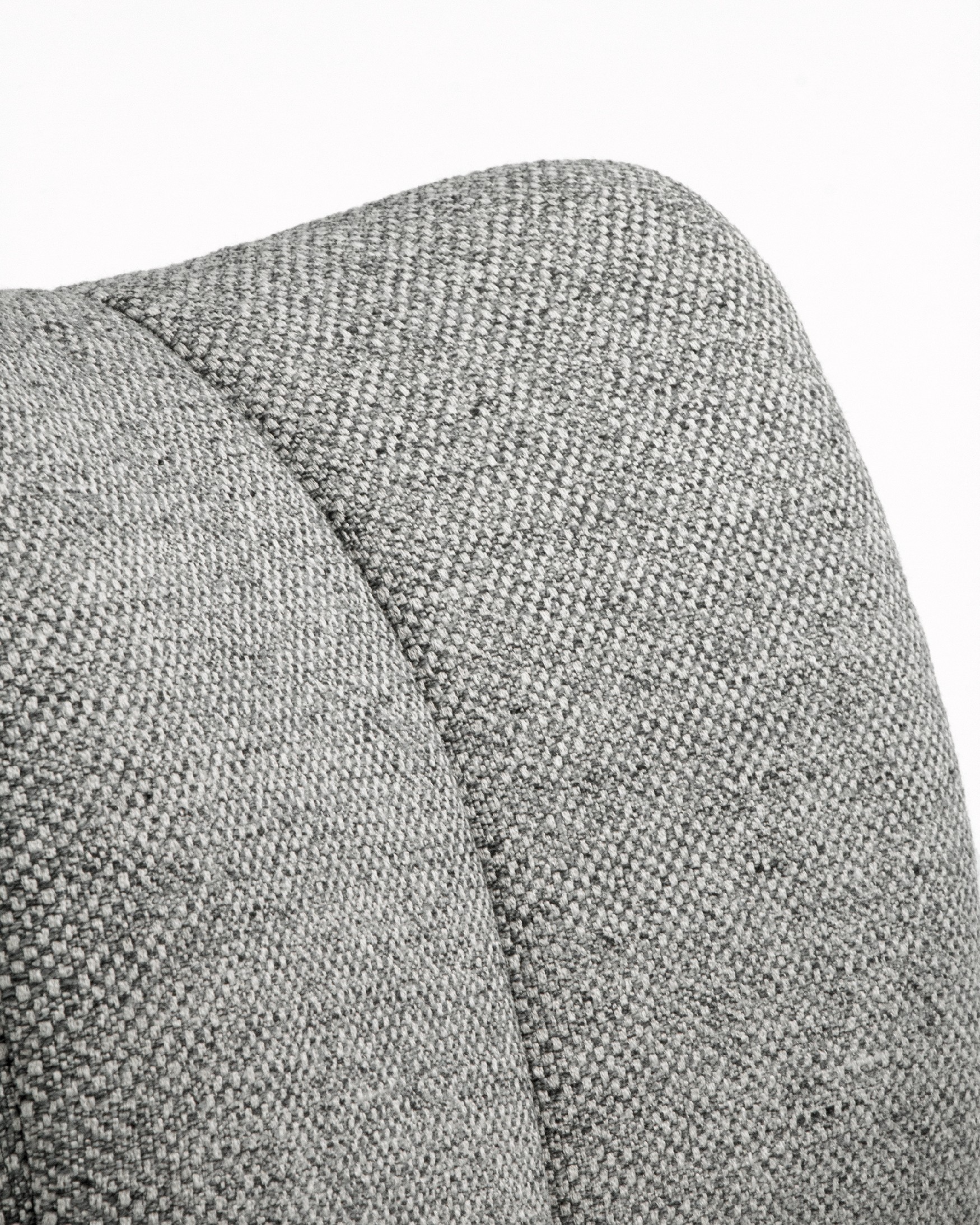 360º Swivel Armchair Eme with gray upholstery