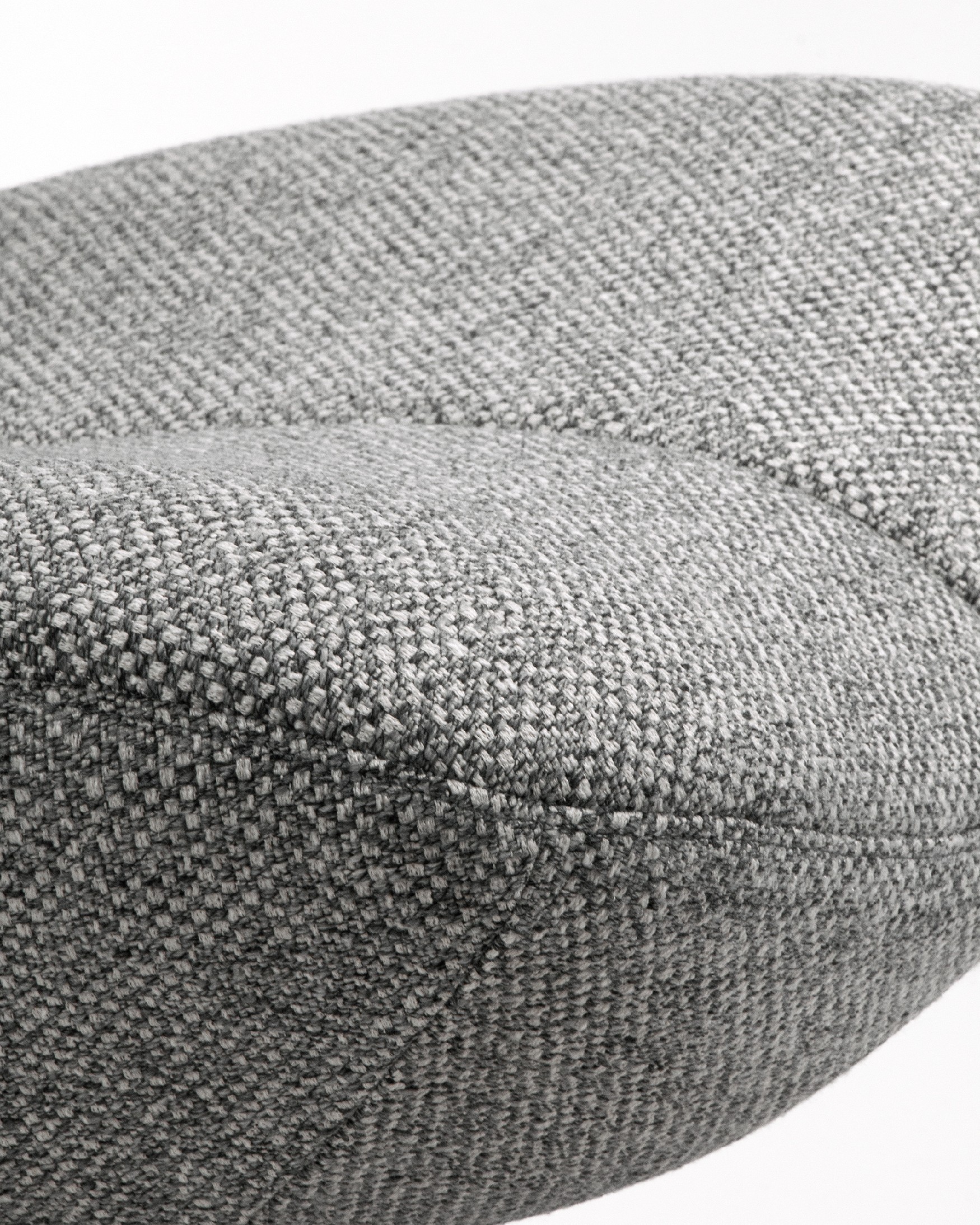 360º Swivel Armchair Eme with gray upholstery
