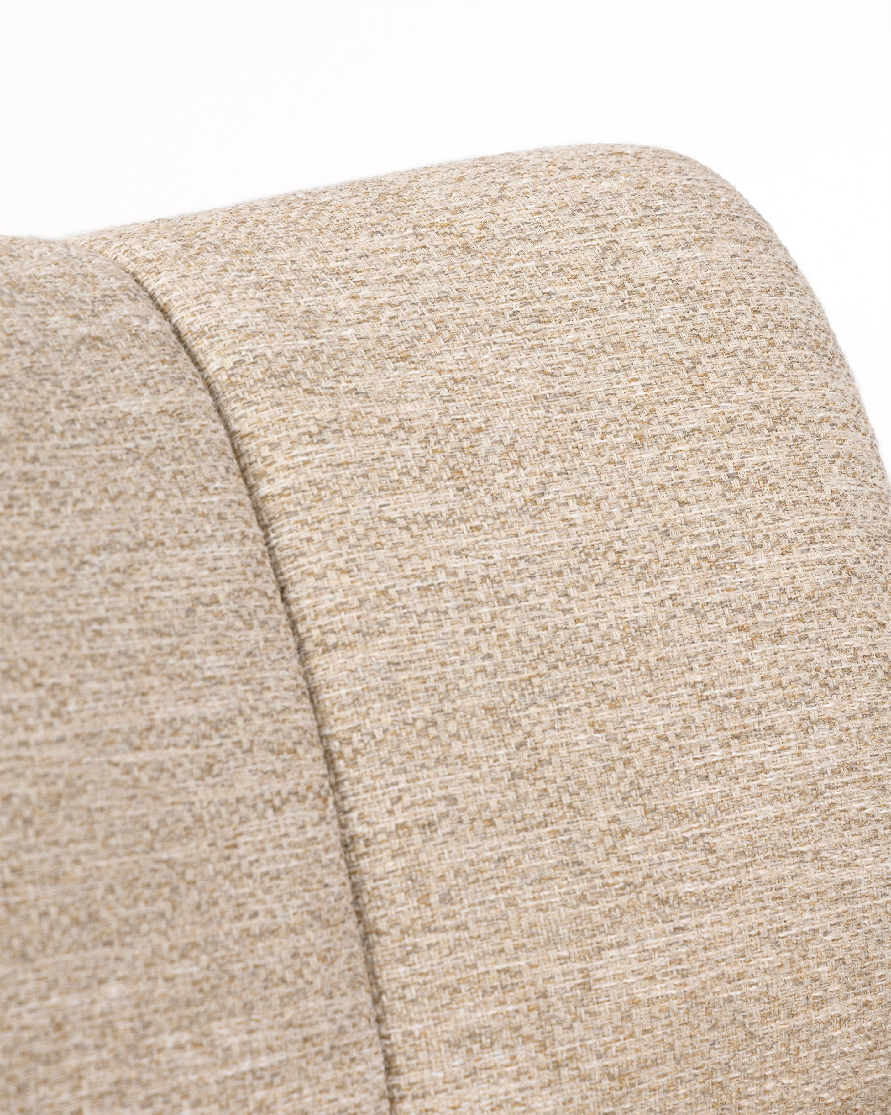 360º Swivel Armchair Eme with ivory upholstery