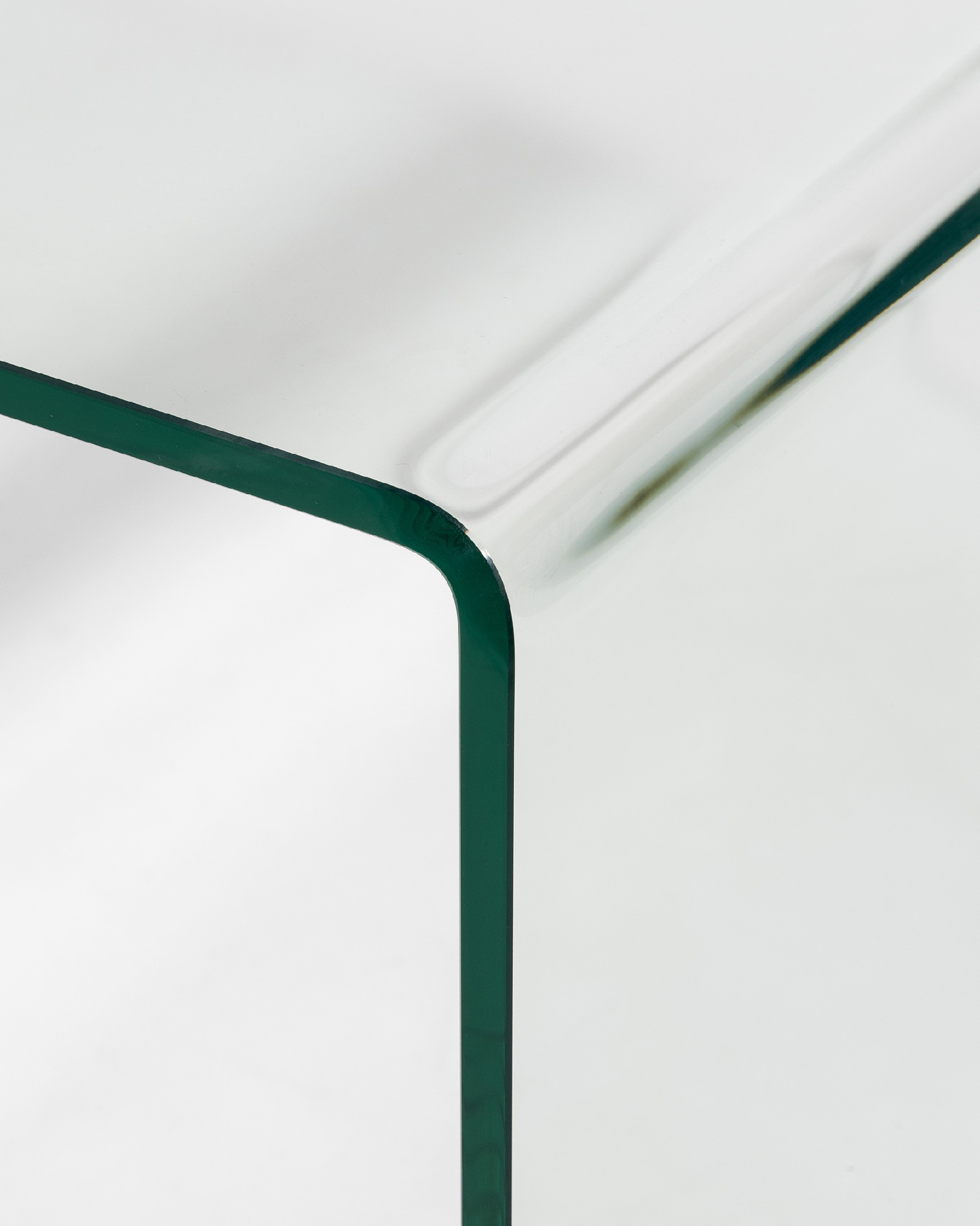 Eos auxiliary table made of tempered glass in transparent color (12 mm)