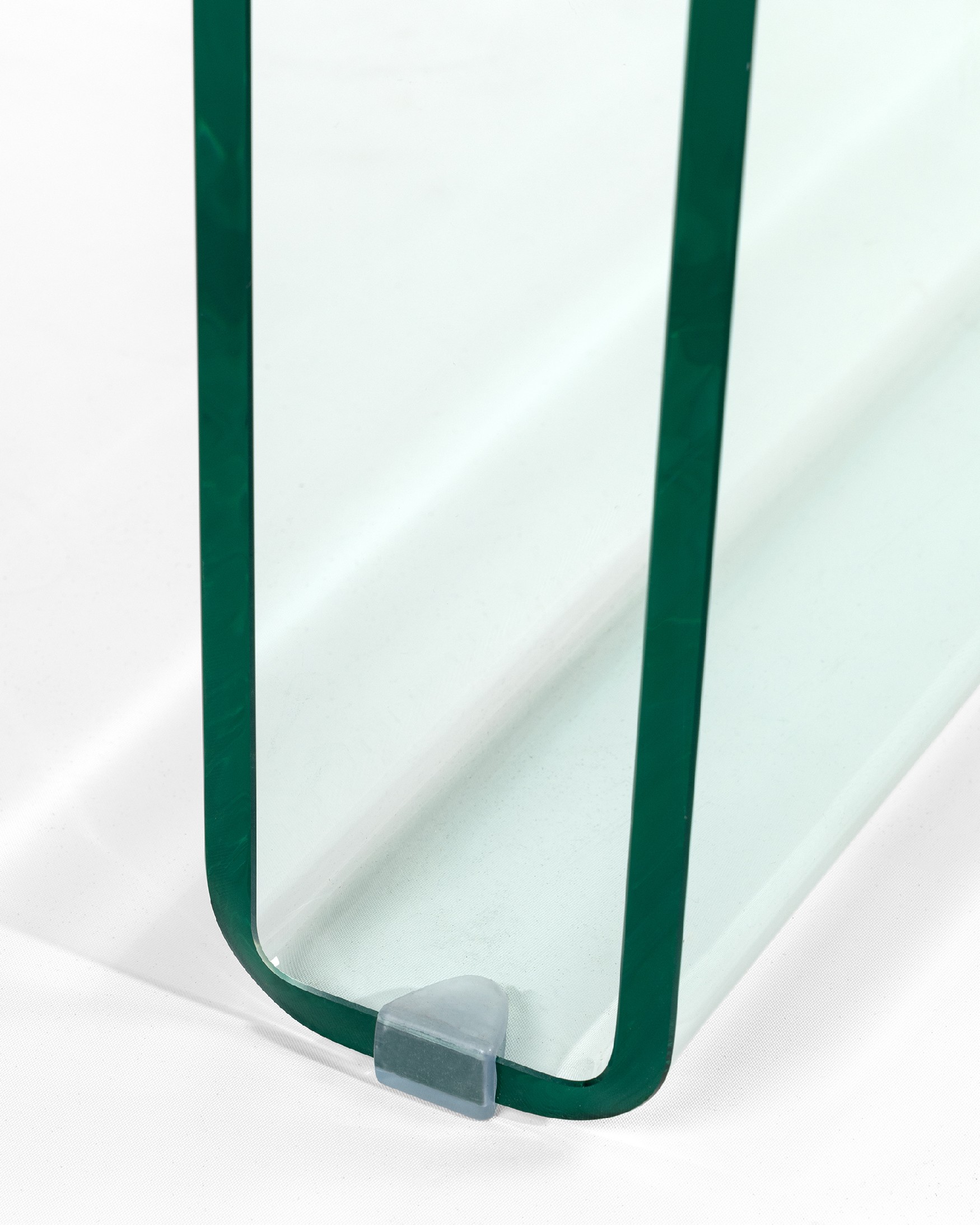 Eos auxiliary table made of tempered glass in transparent color (12 mm)