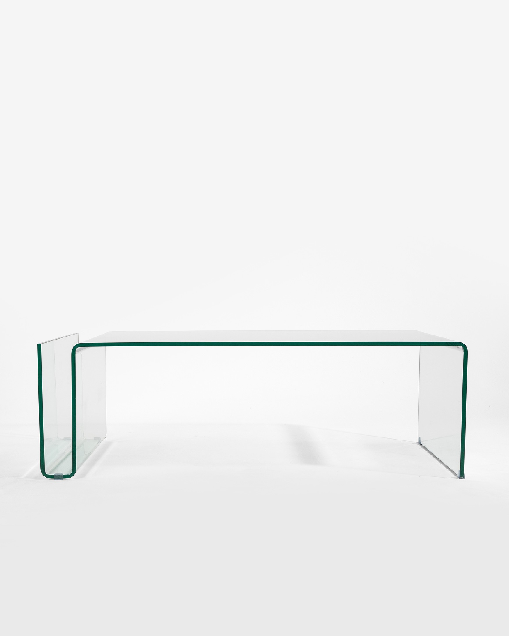 Eos auxiliary table made of tempered glass in transparent color (12 mm)