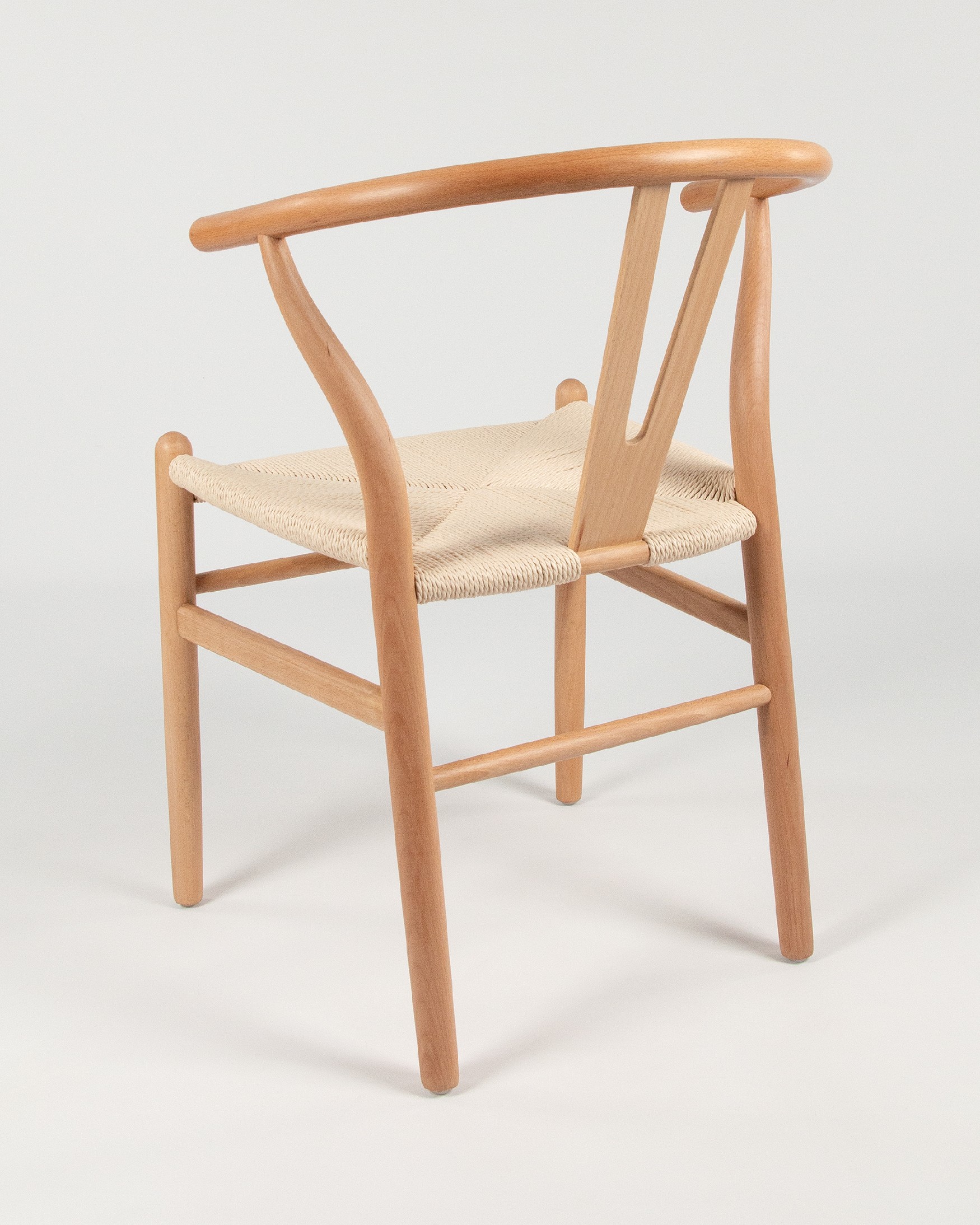 Chaise Etna en corde naturelle et structure en hêtre naturel