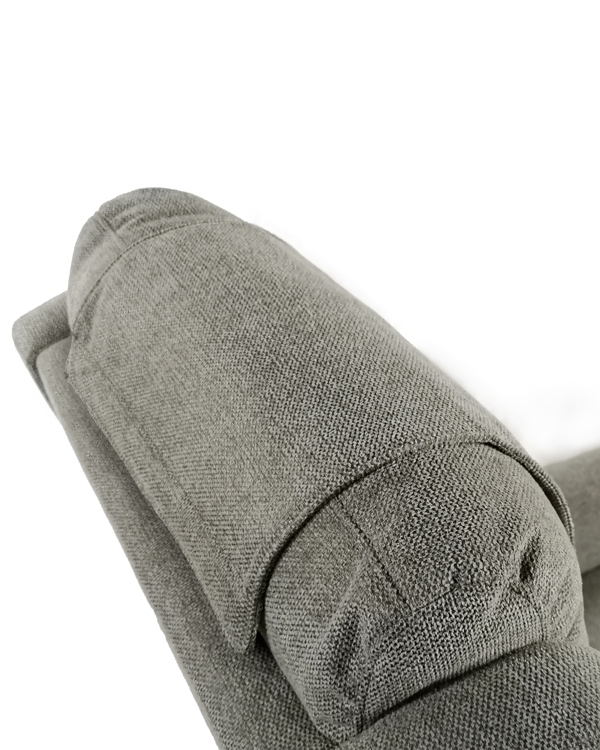 Headboard cover for chair Micky with gray upholstery