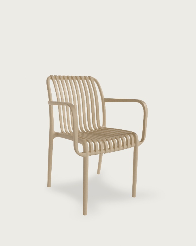 Chaise Habana en polypropylène sable