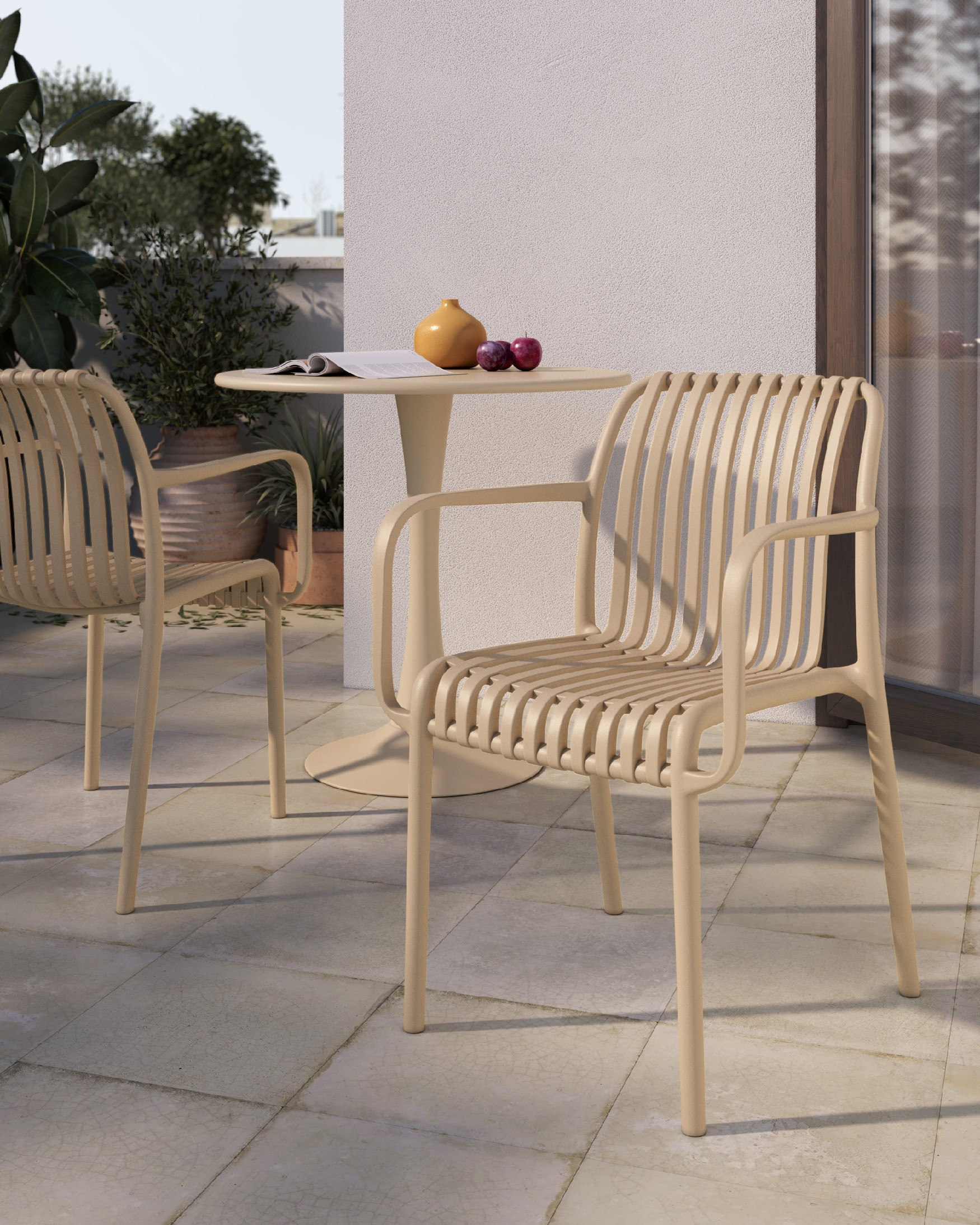 Habana chair in sand polypropylene