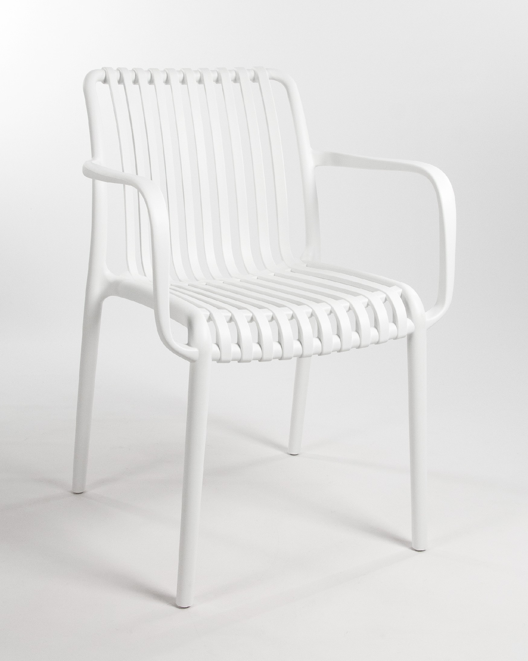white polypropylene Habana chair