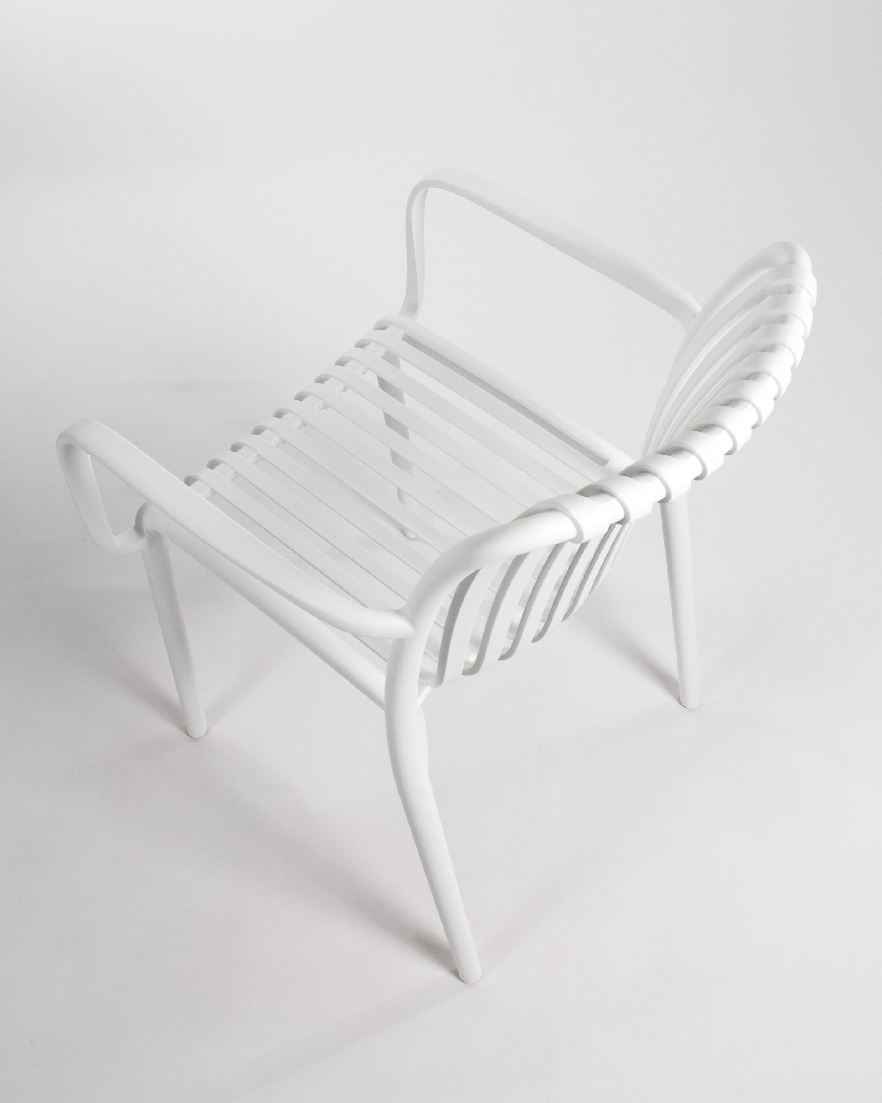 white polypropylene Habana chair