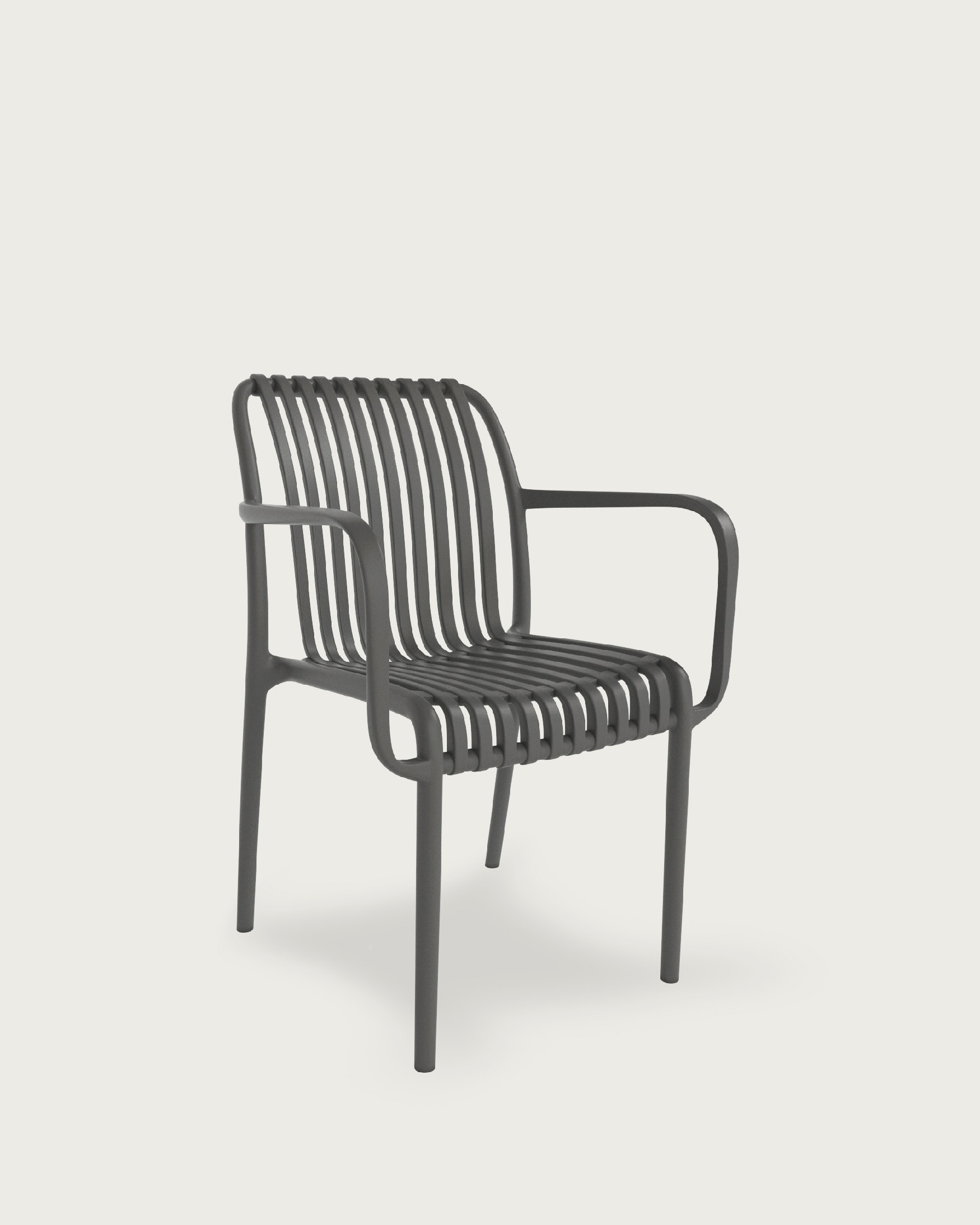 Habana chair in graphite polypropylene