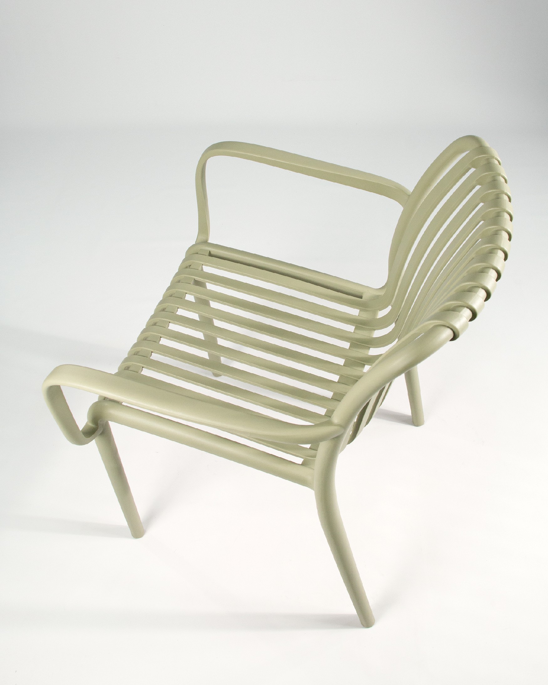 Chaise Habana en polypropylène vert