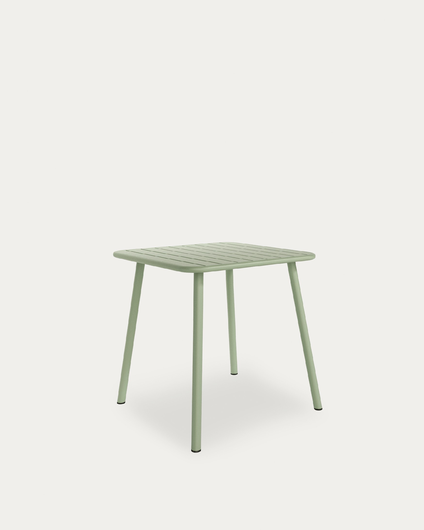 Honolulu outdoor table metal chalk green 70 x 70 cm