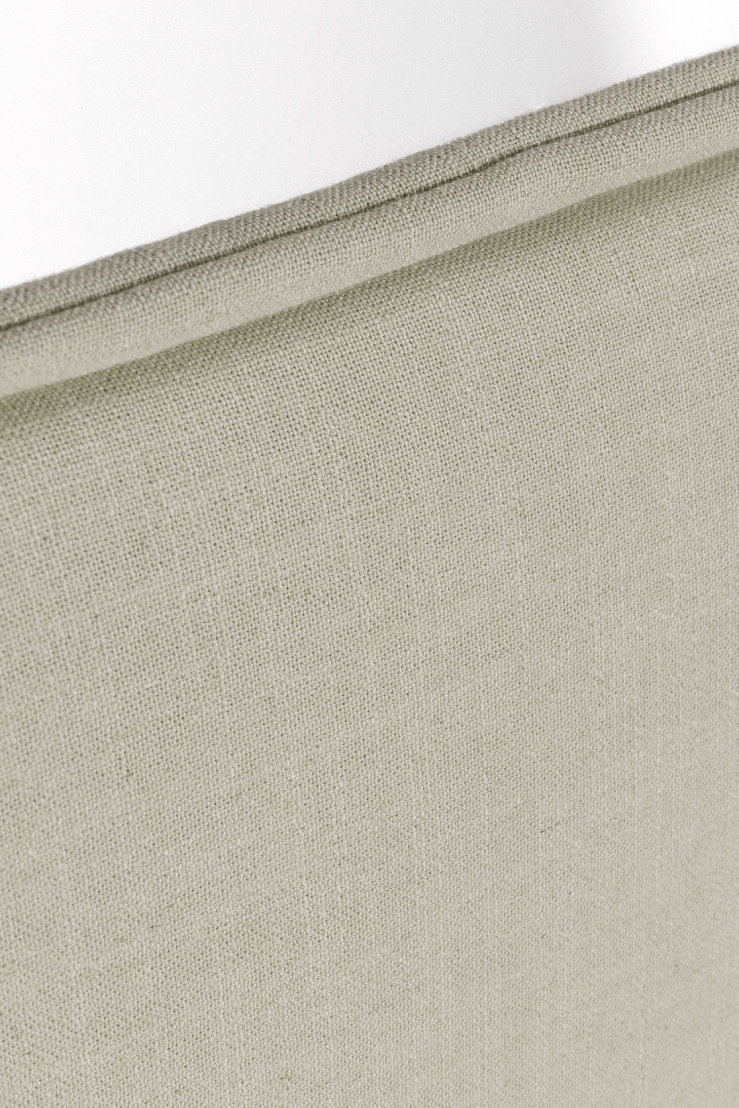 Headboard with flap Iki 108 x 120 cm, upholstered eucalyptus 100% linen