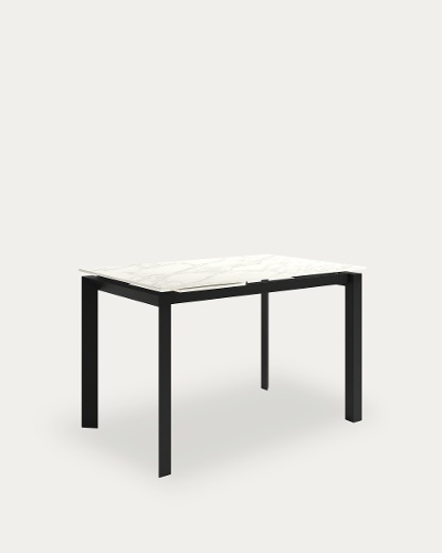Sobre Carrara - Estructura metálica negra