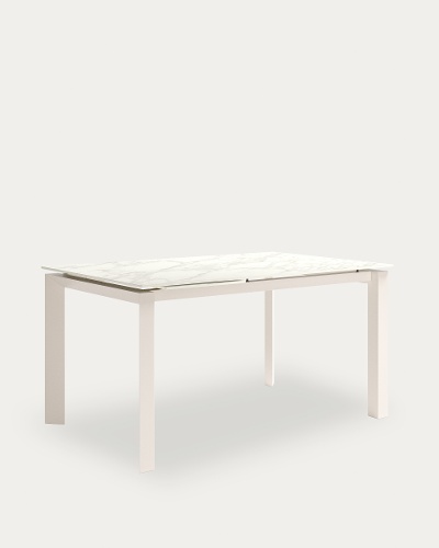Sobre Carrara - Estructura metálica marfil