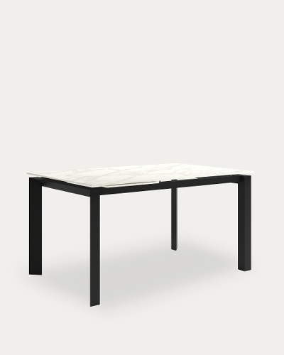 Sobre Carrara - Estructura metálica negra