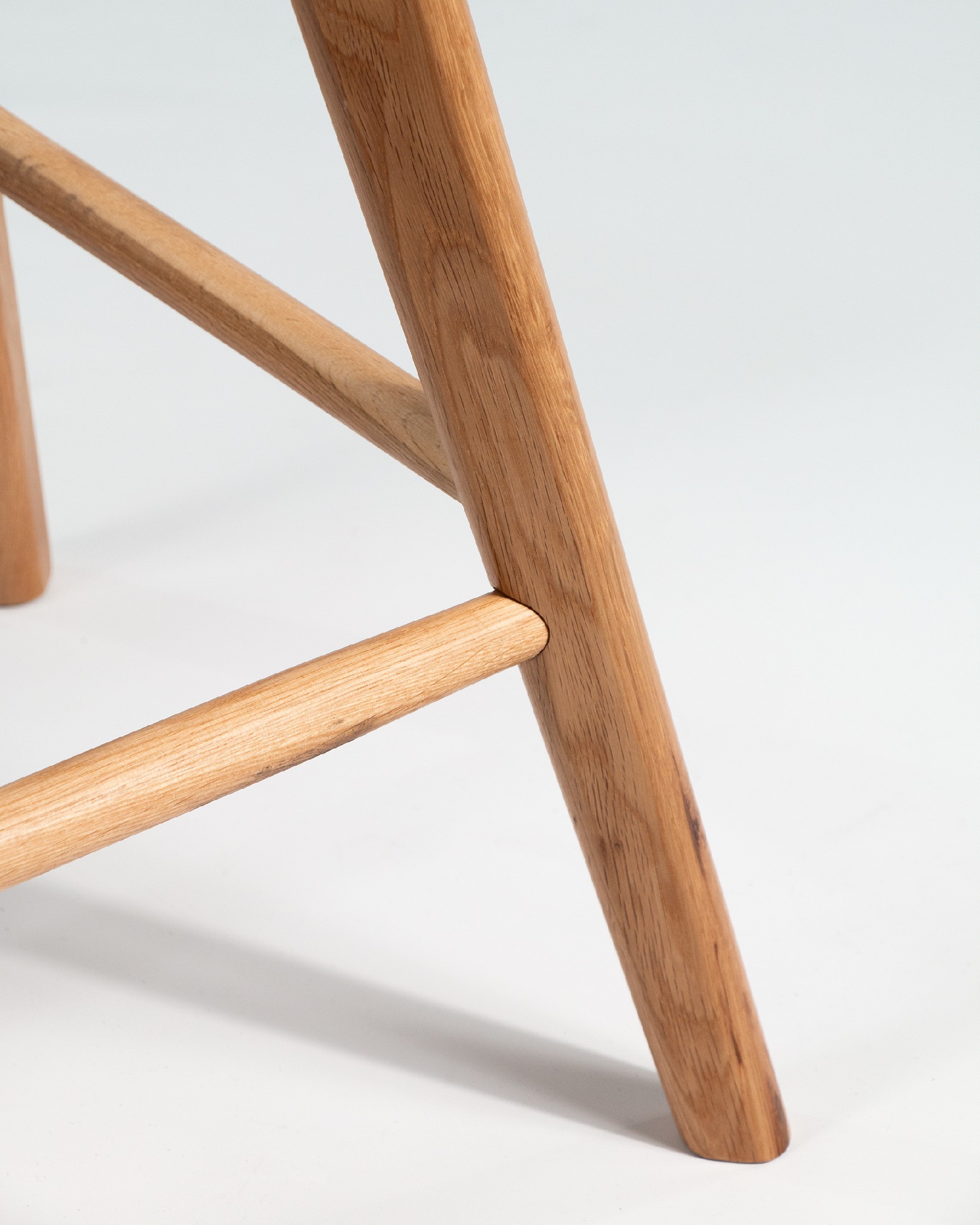Natural oak Junco stool