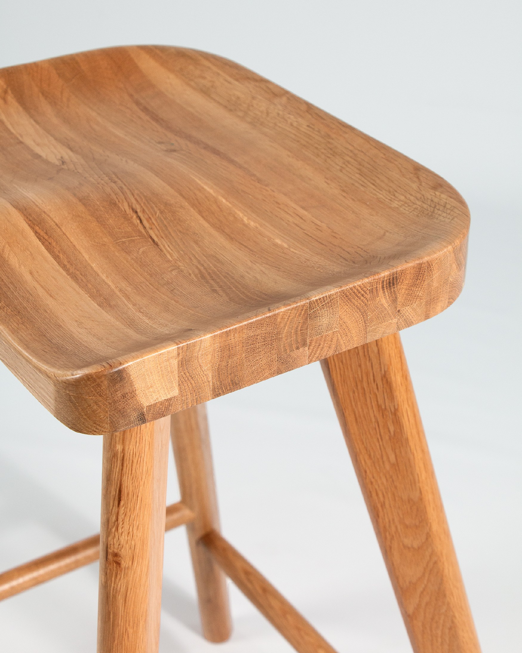 Natural oak Junco stool