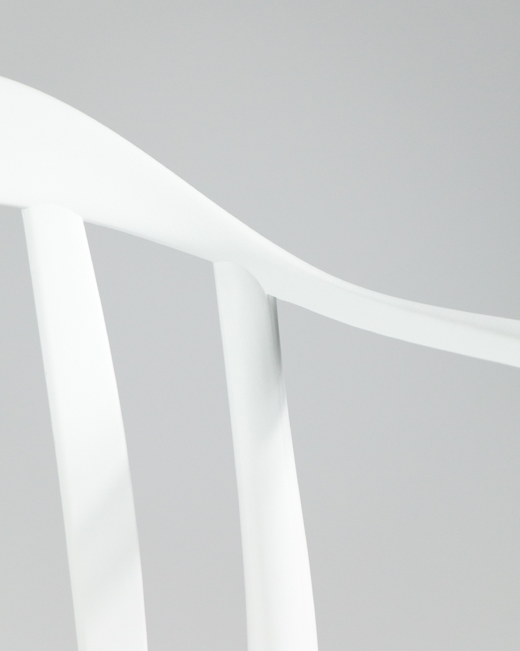 Chaise Malibu en polypropylène blanc