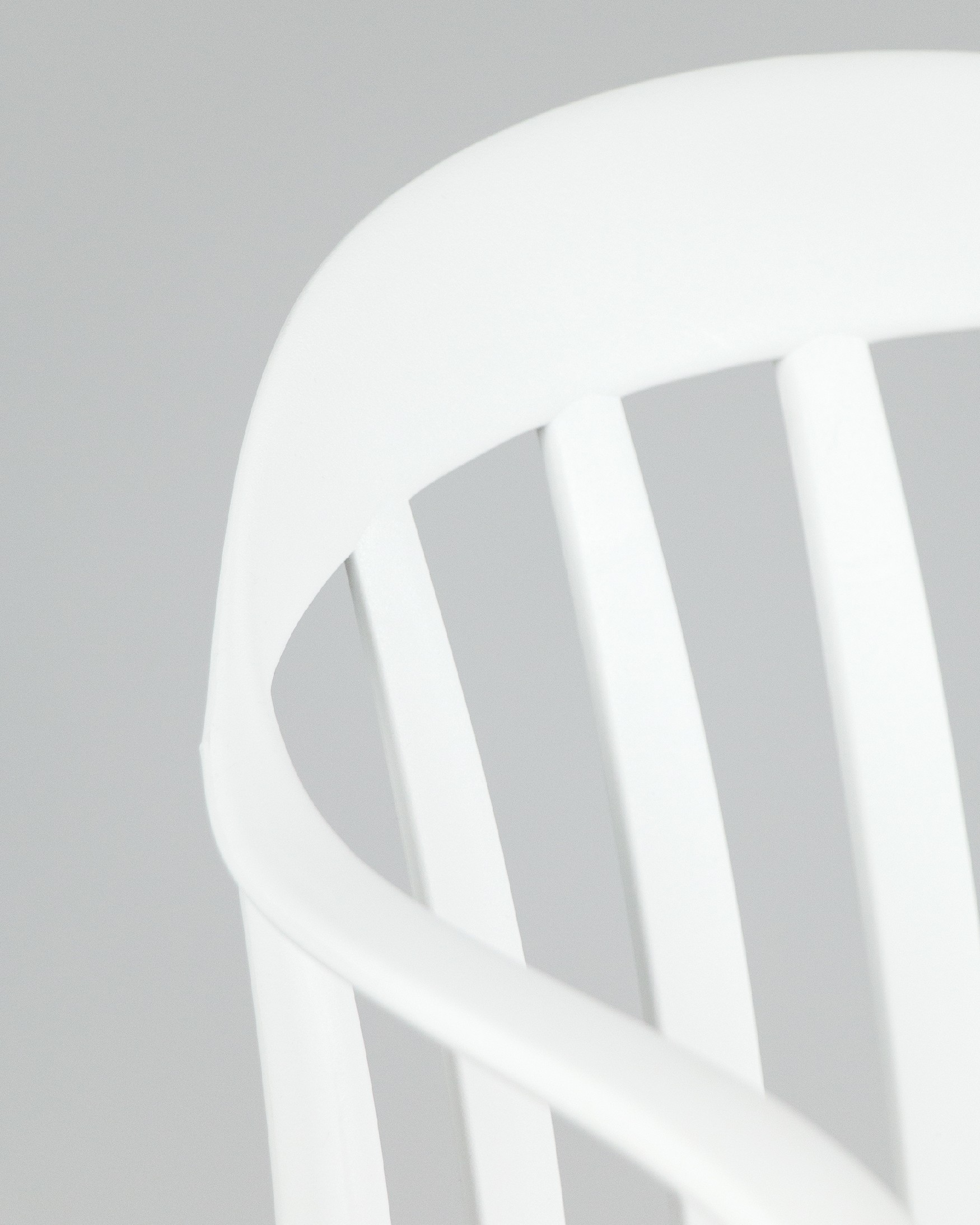 Chaise Malibu en polypropylène blanc