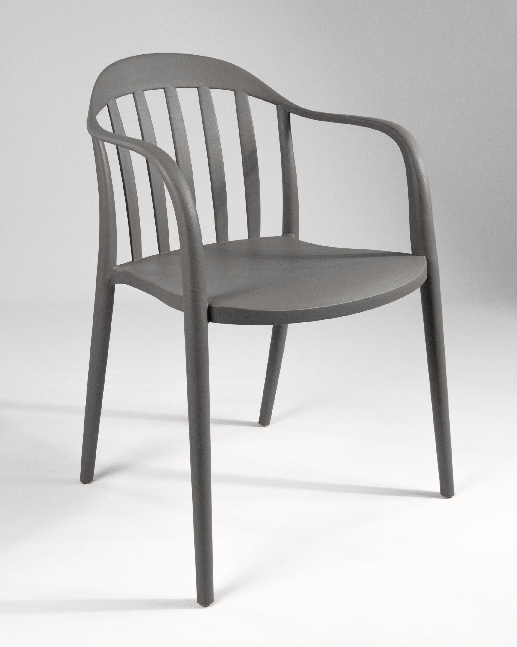 Chaise Malibu en polypropylène graphite