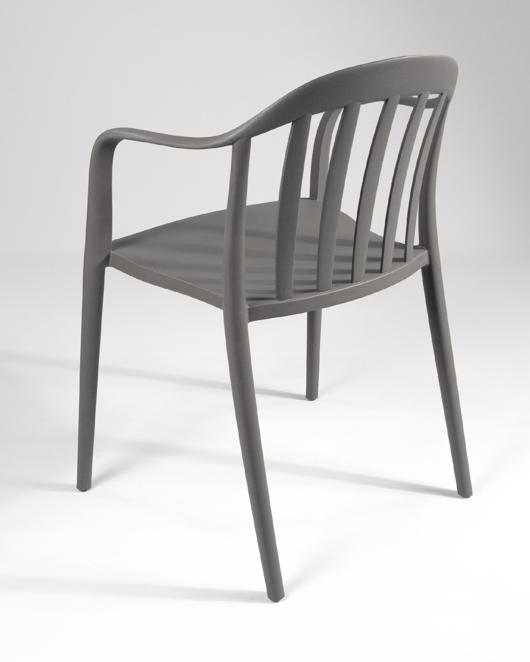 Chaise Malibu en polypropylène graphite
