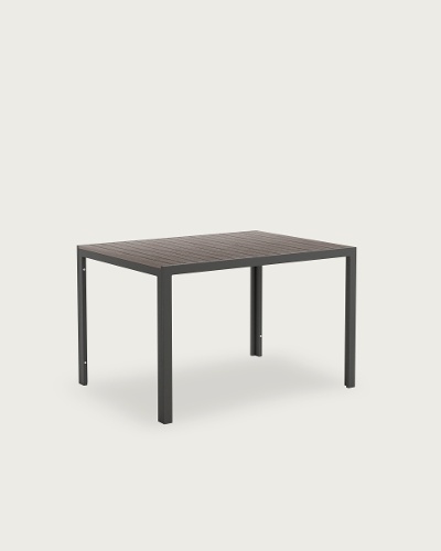 Métal graphite - Lames WPC chocolat