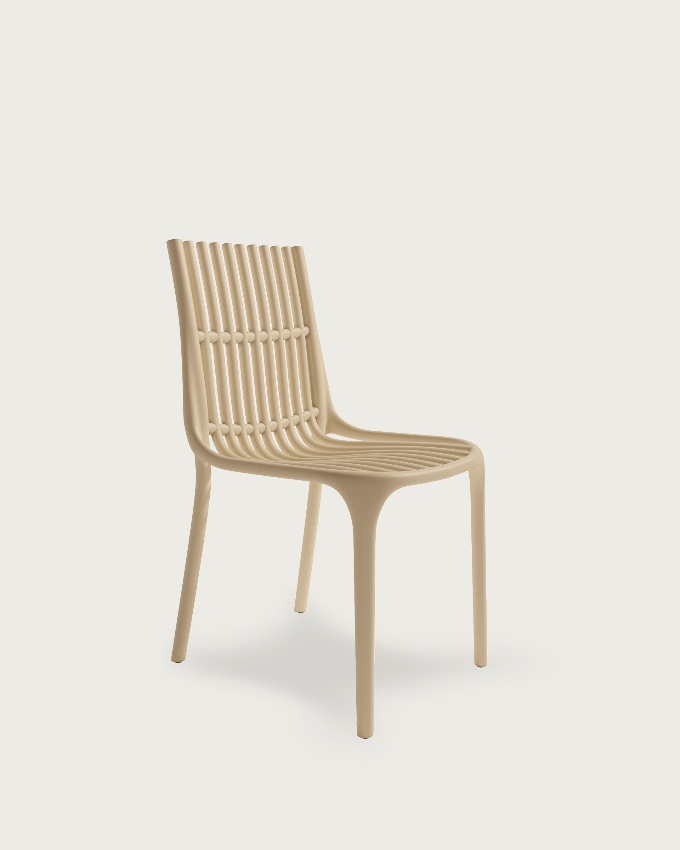 Chaise Milan en polypropylène sable