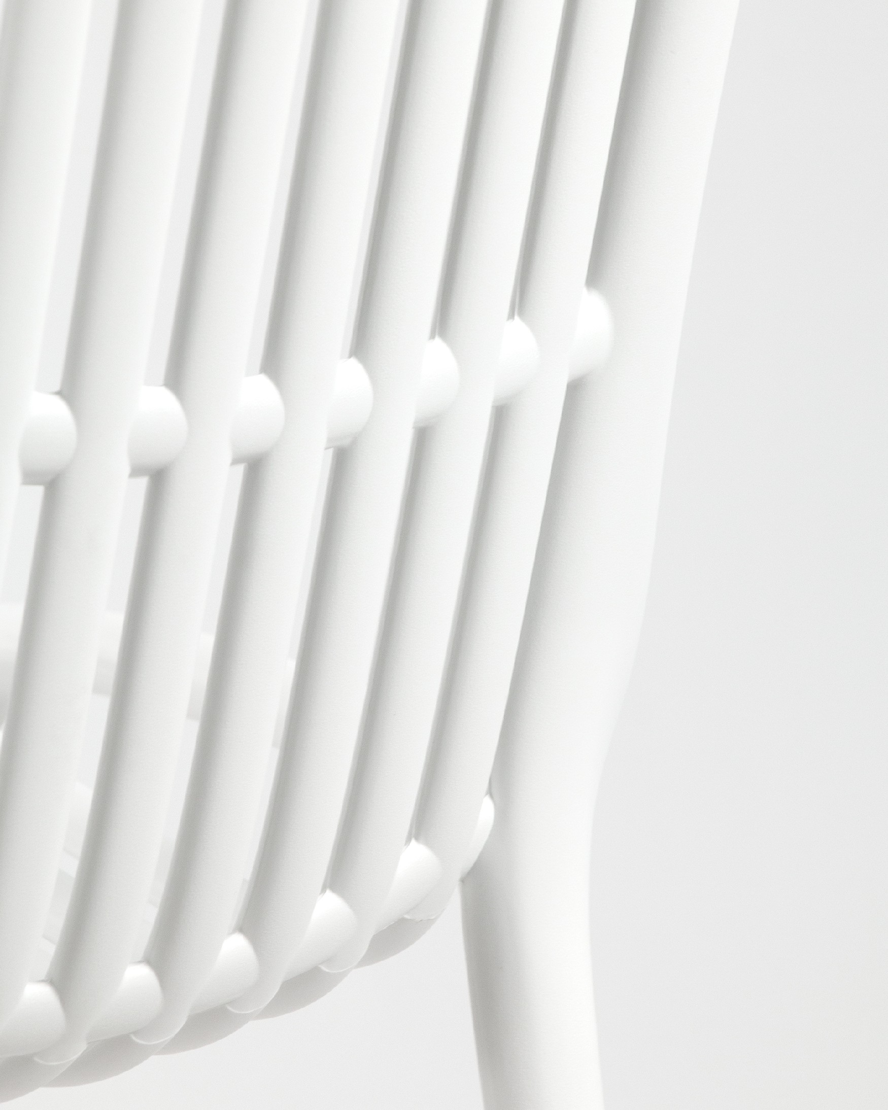 Milan chair in white polypropylene