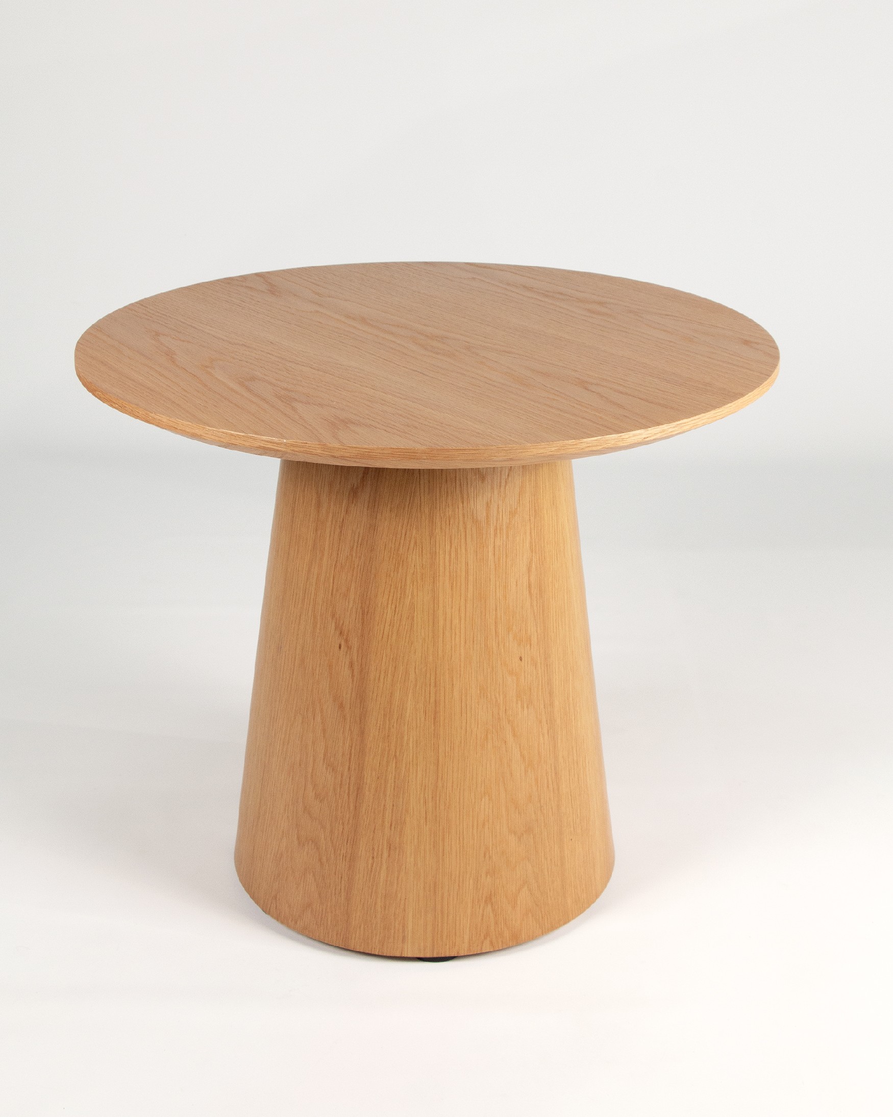 Table d'appoint Namib ronde avec finition chêne naturel Ø 60 cm