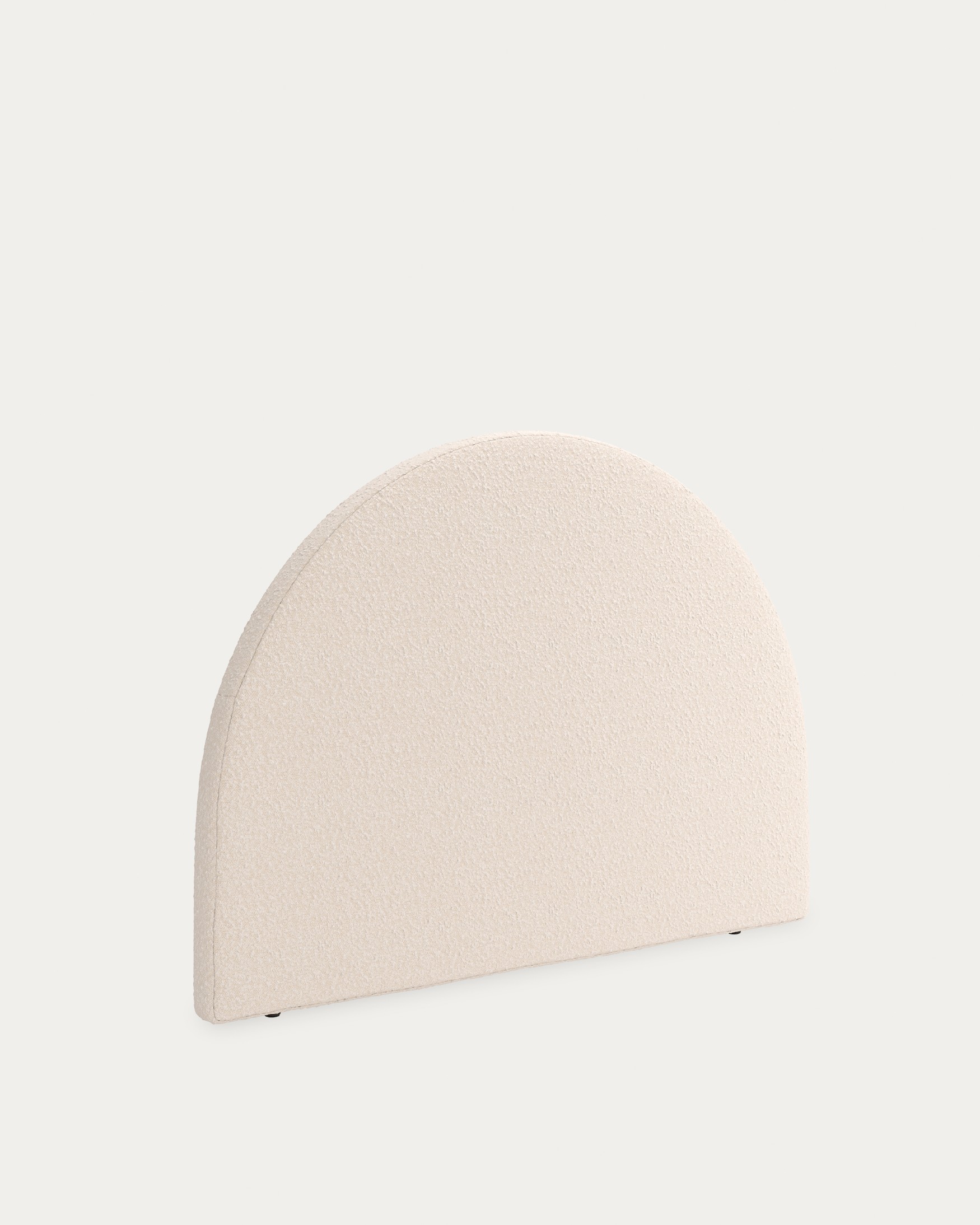 Circular upholstered headboard pearl Nancy of 108 x 120 cm