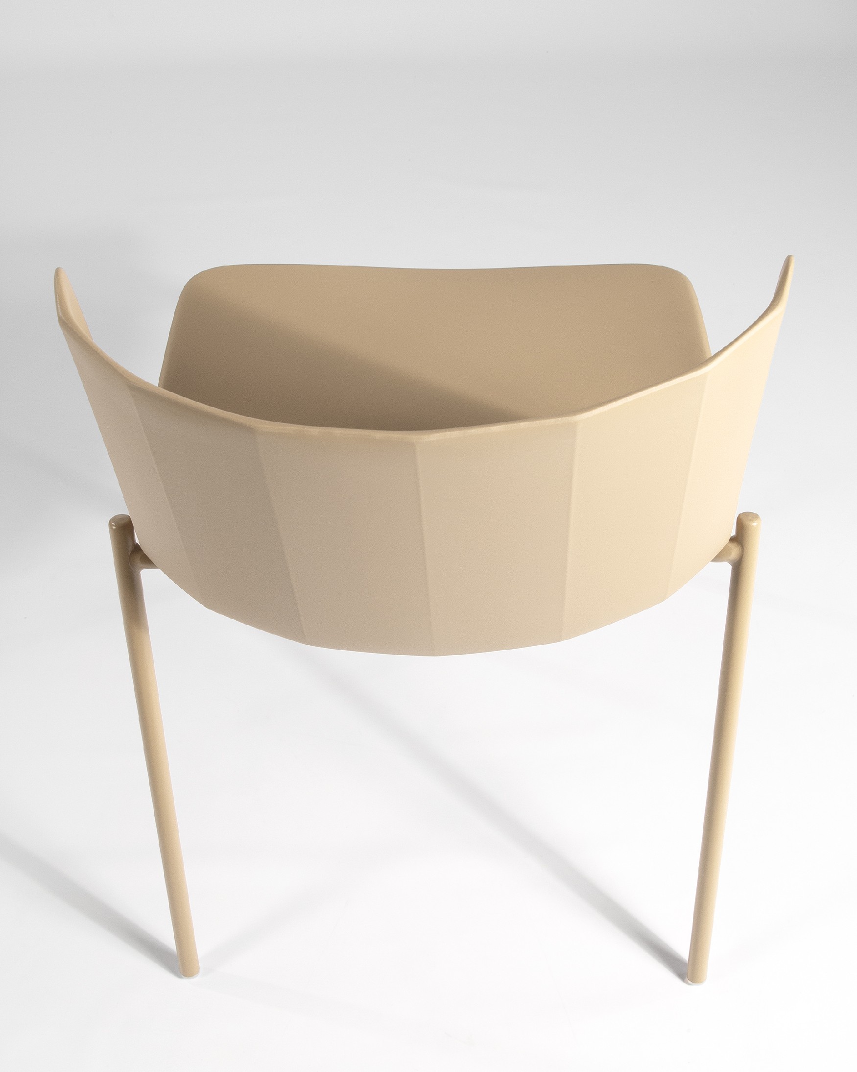 Chaise Orlando en polypropylène sable