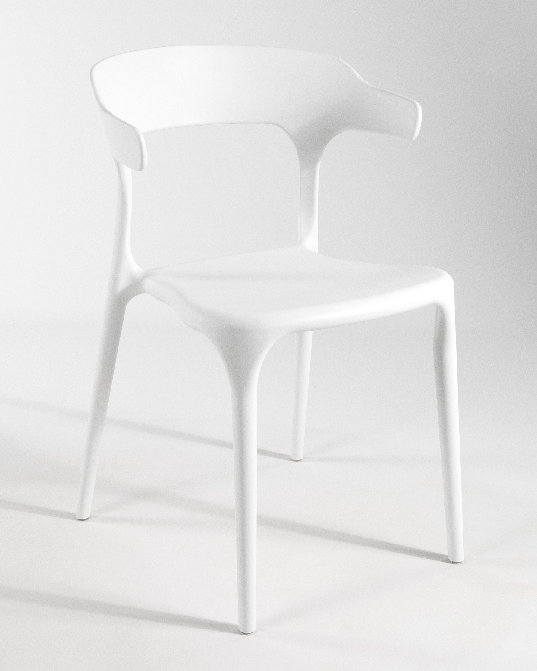 Pisa polypropylene chair in white