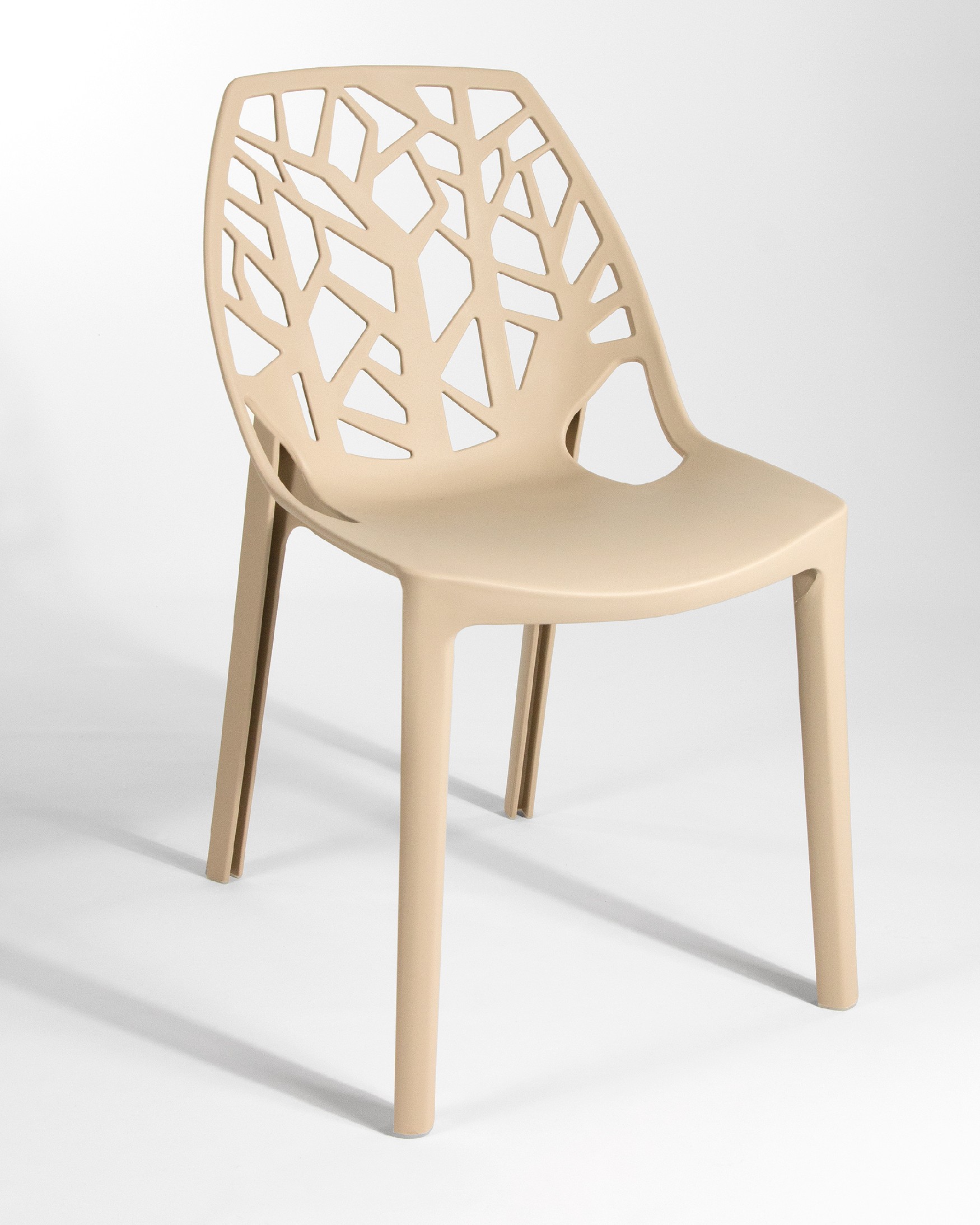 Chaise Praga en polypropylène sable
