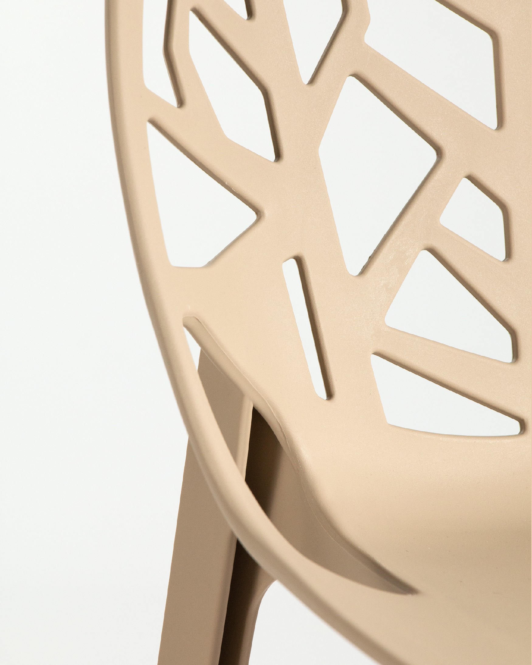 Chaise Praga en polypropylène sable
