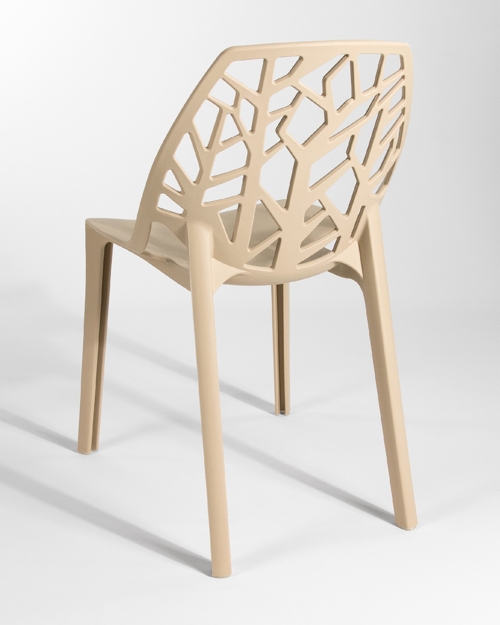 Chaise Praga en polypropylène sable