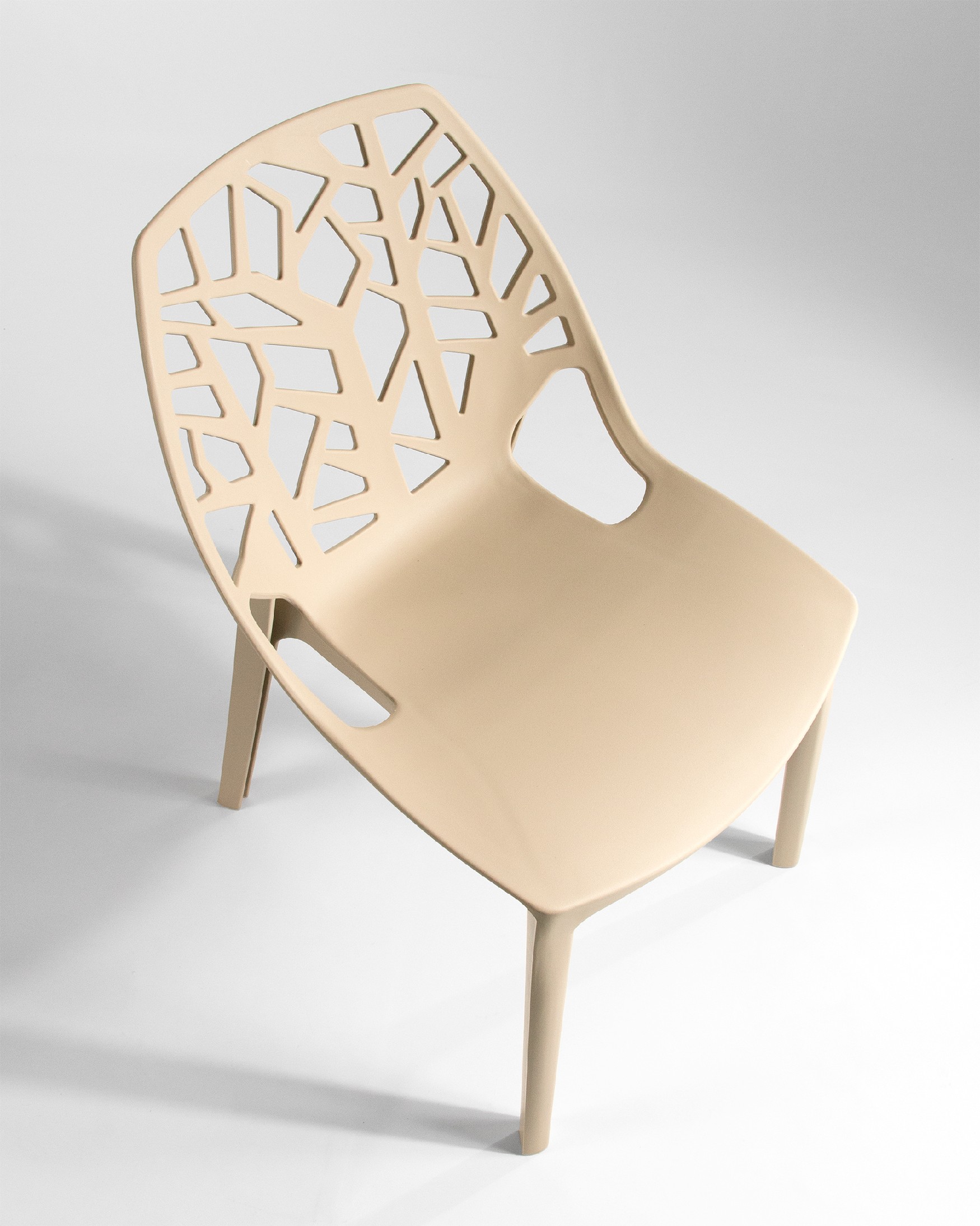 Chaise Praga en polypropylène sable