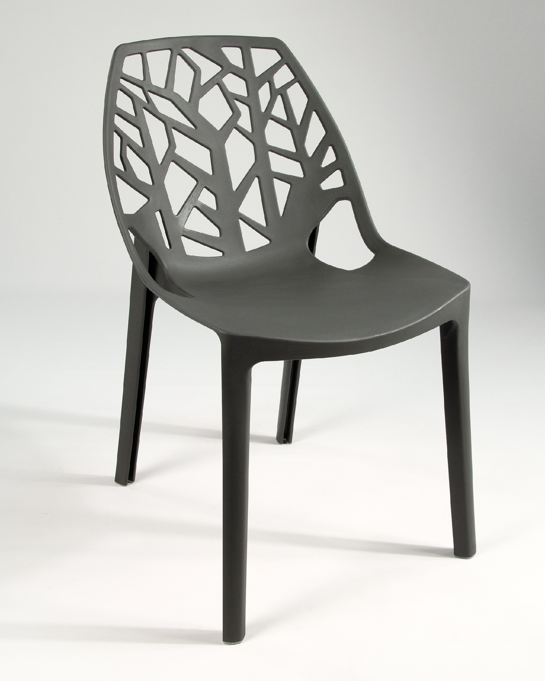 Chair Praga in graphite polypropylene