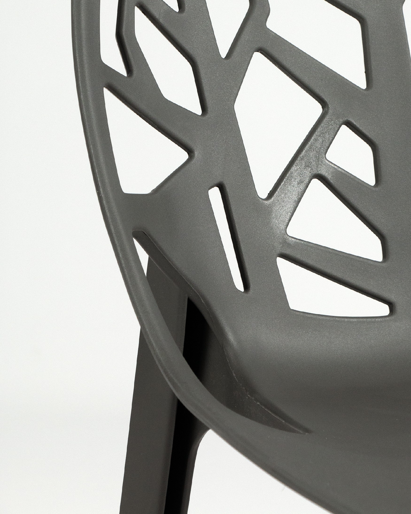 Chair Praga in graphite polypropylene