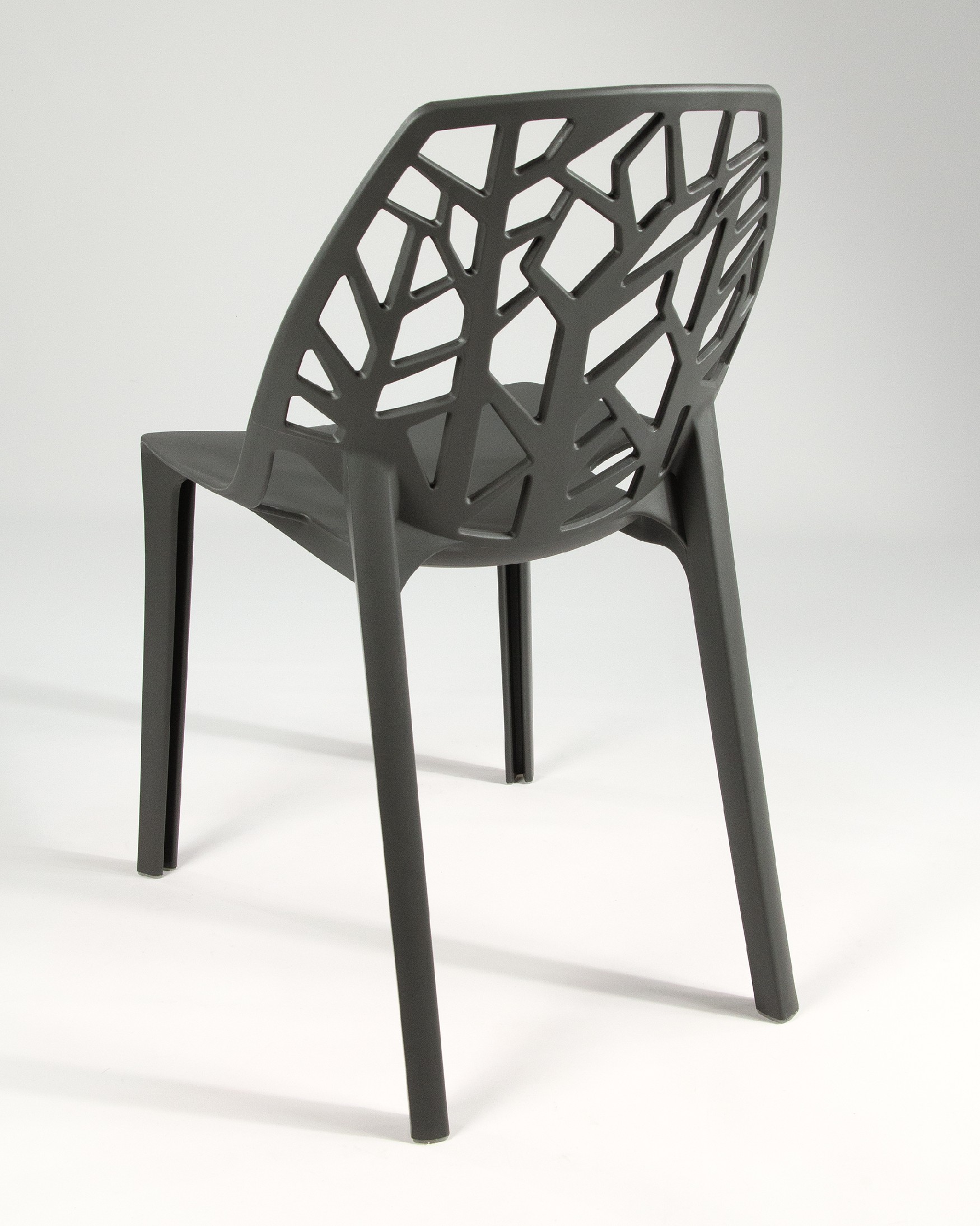 Chair Praga in graphite polypropylene