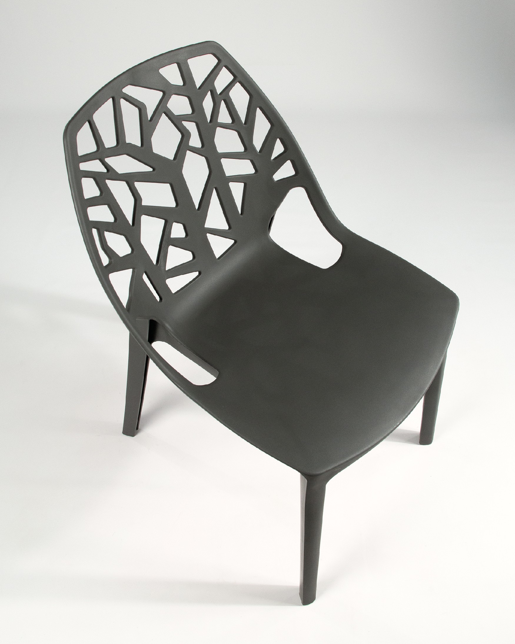 Chair Praga in graphite polypropylene