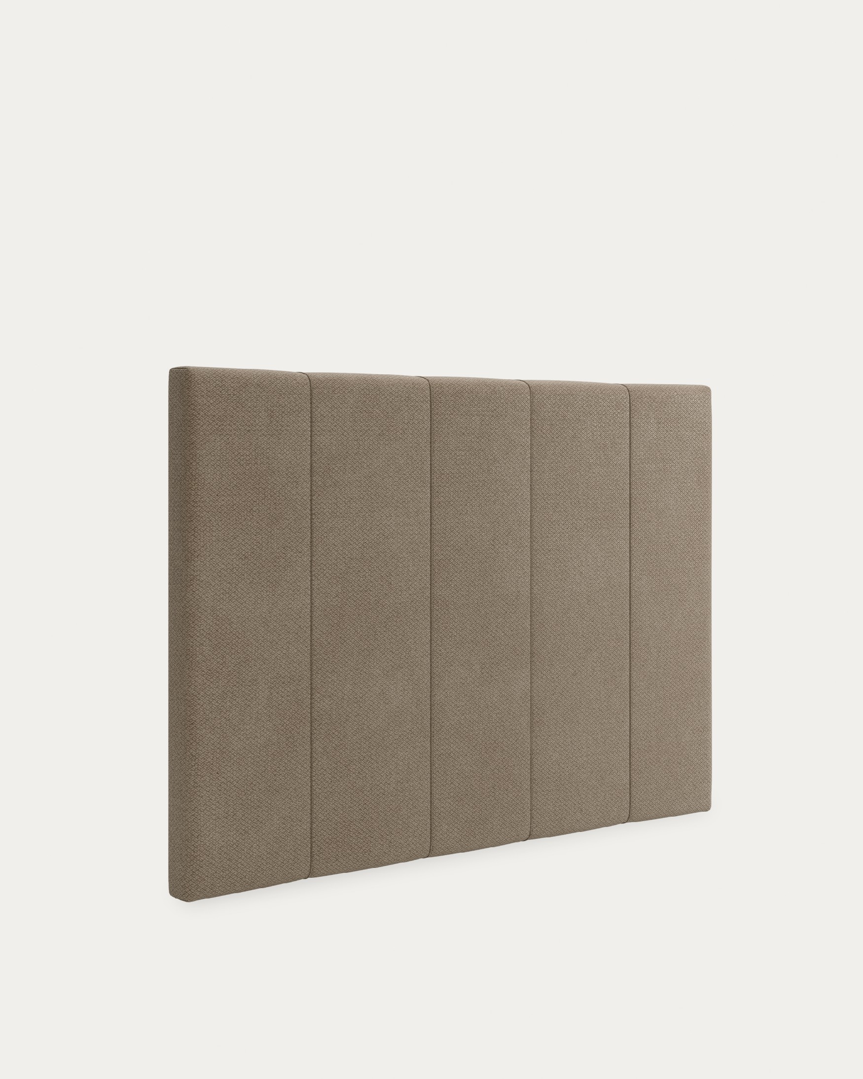 Cabecero tapizado marrón Ray de 108 x 120 cm