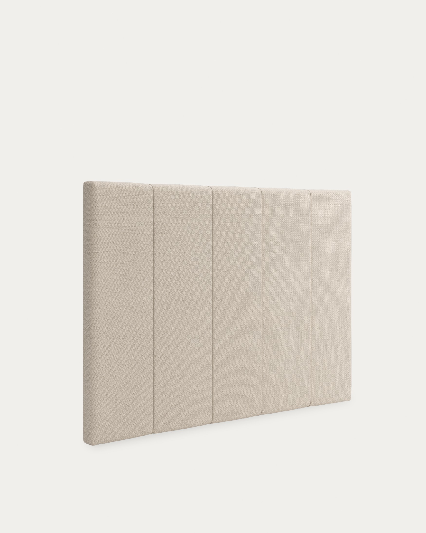 Tête de lit rembourrée crème Ray de 145 x 120 cm