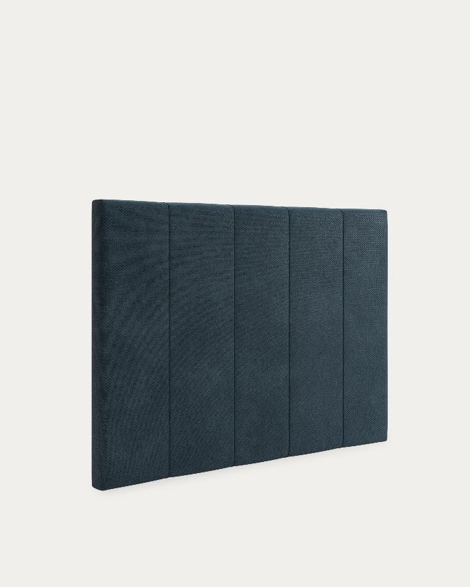 Headboard upholstered navy Ray 165 x 120 cm