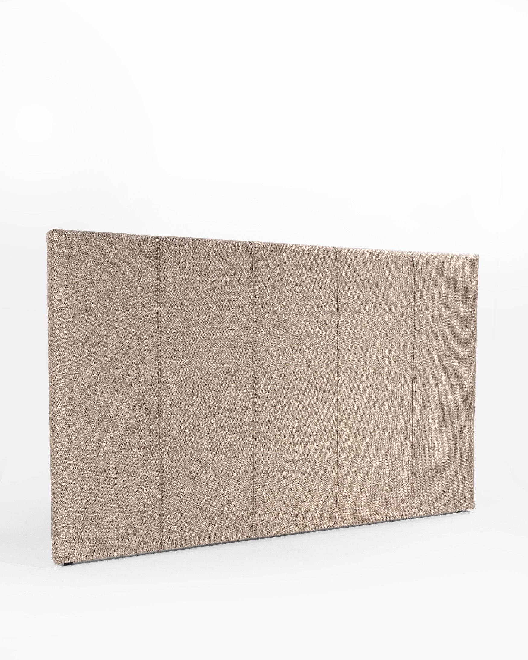 Cabecero tapizado marrón Ray de 108 x 120 cm