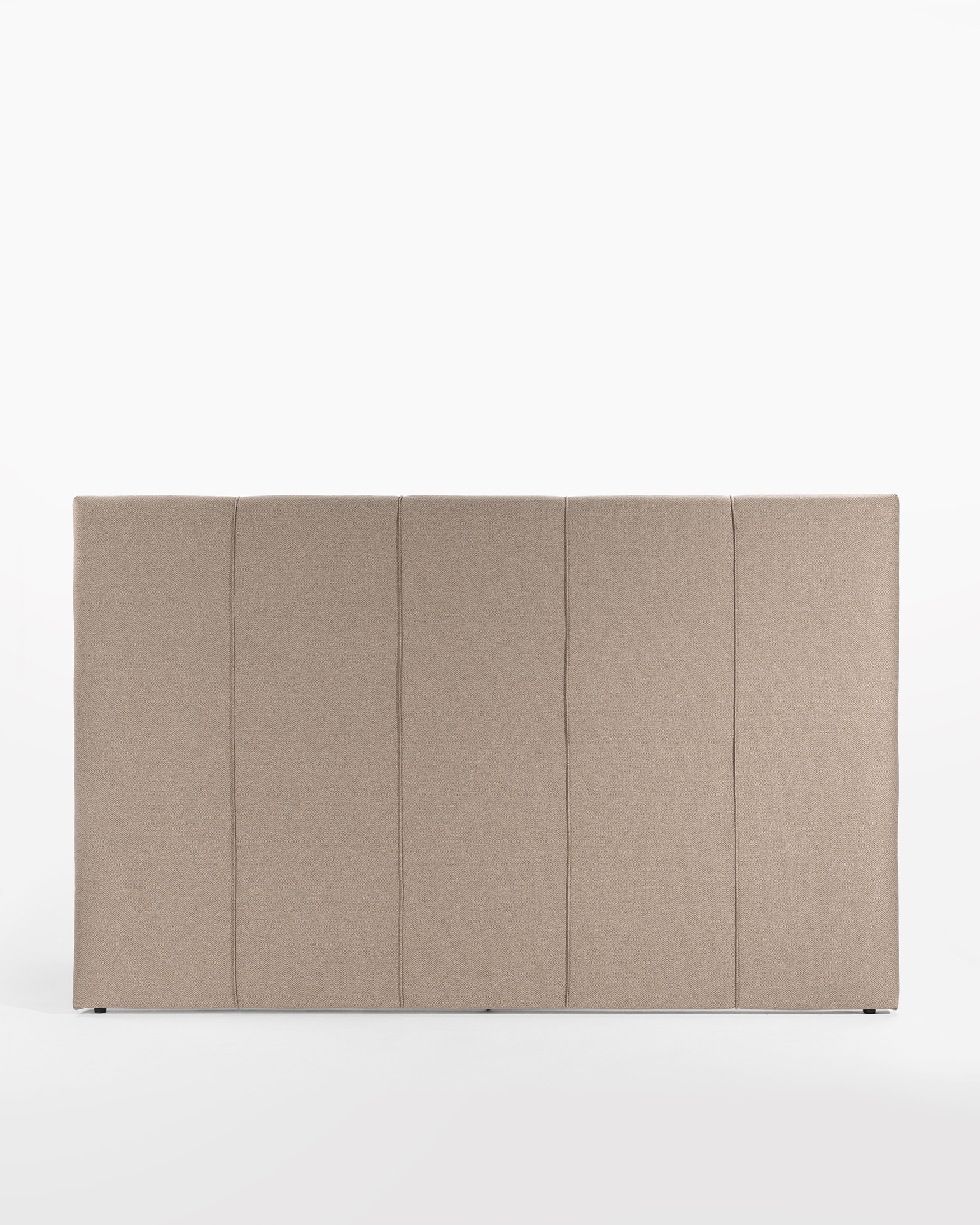 Cabecero tapizado marrón Ray de 108 x 120 cm