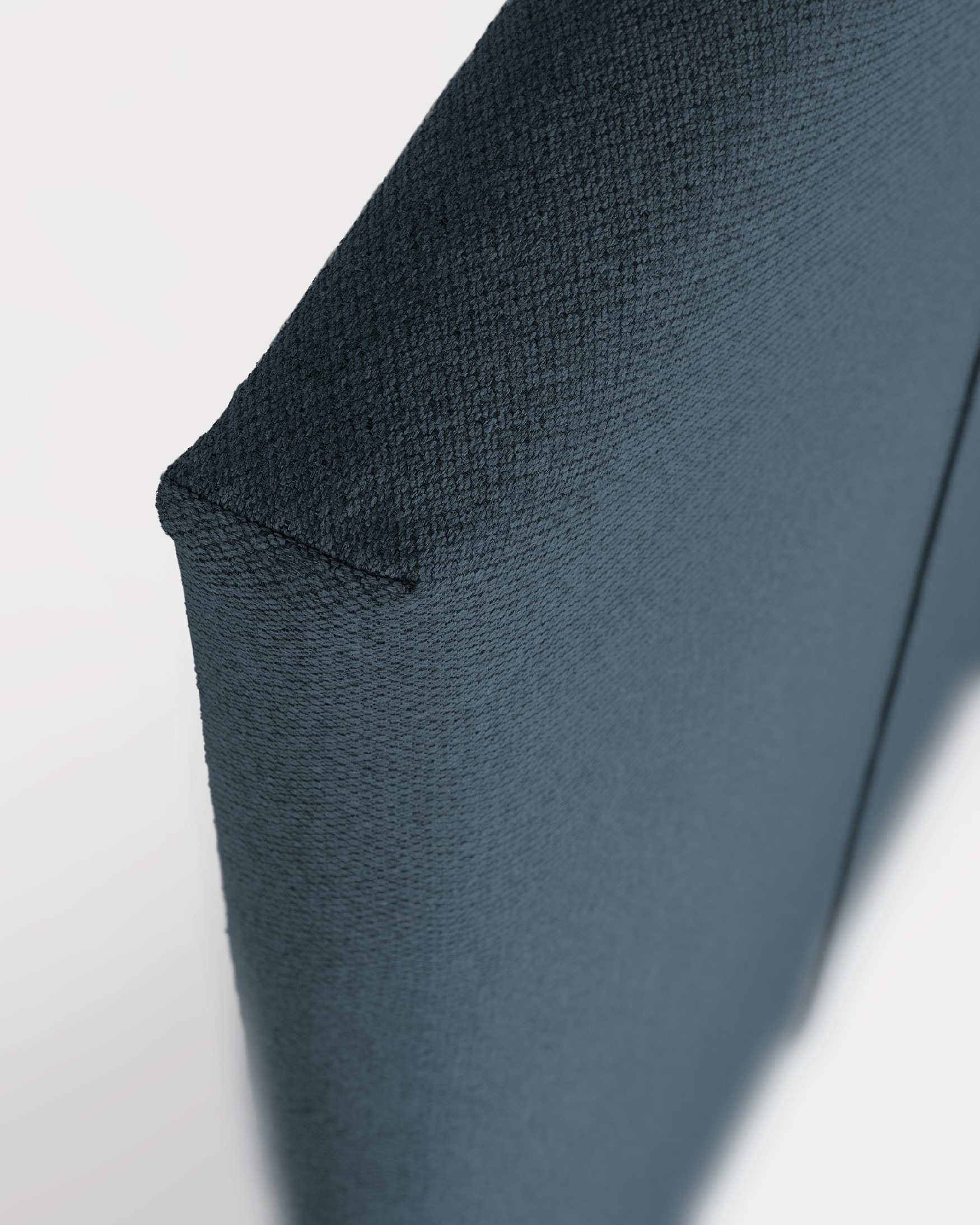 Headboard upholstered navy Ray 108 x 120 cm