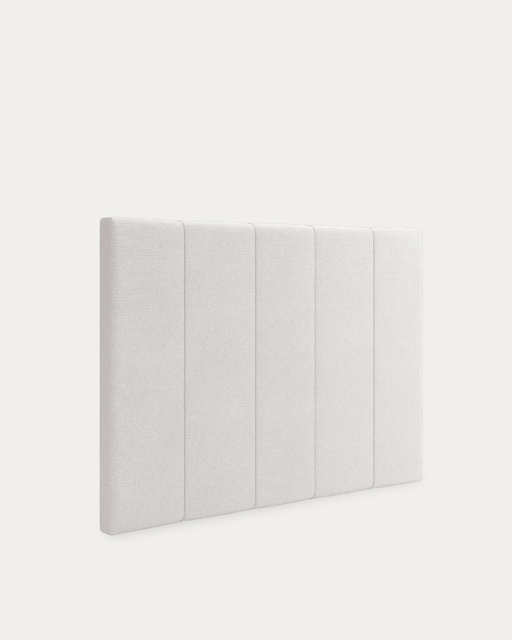 Headboard upholstered silver Ray 190 x 120 cm