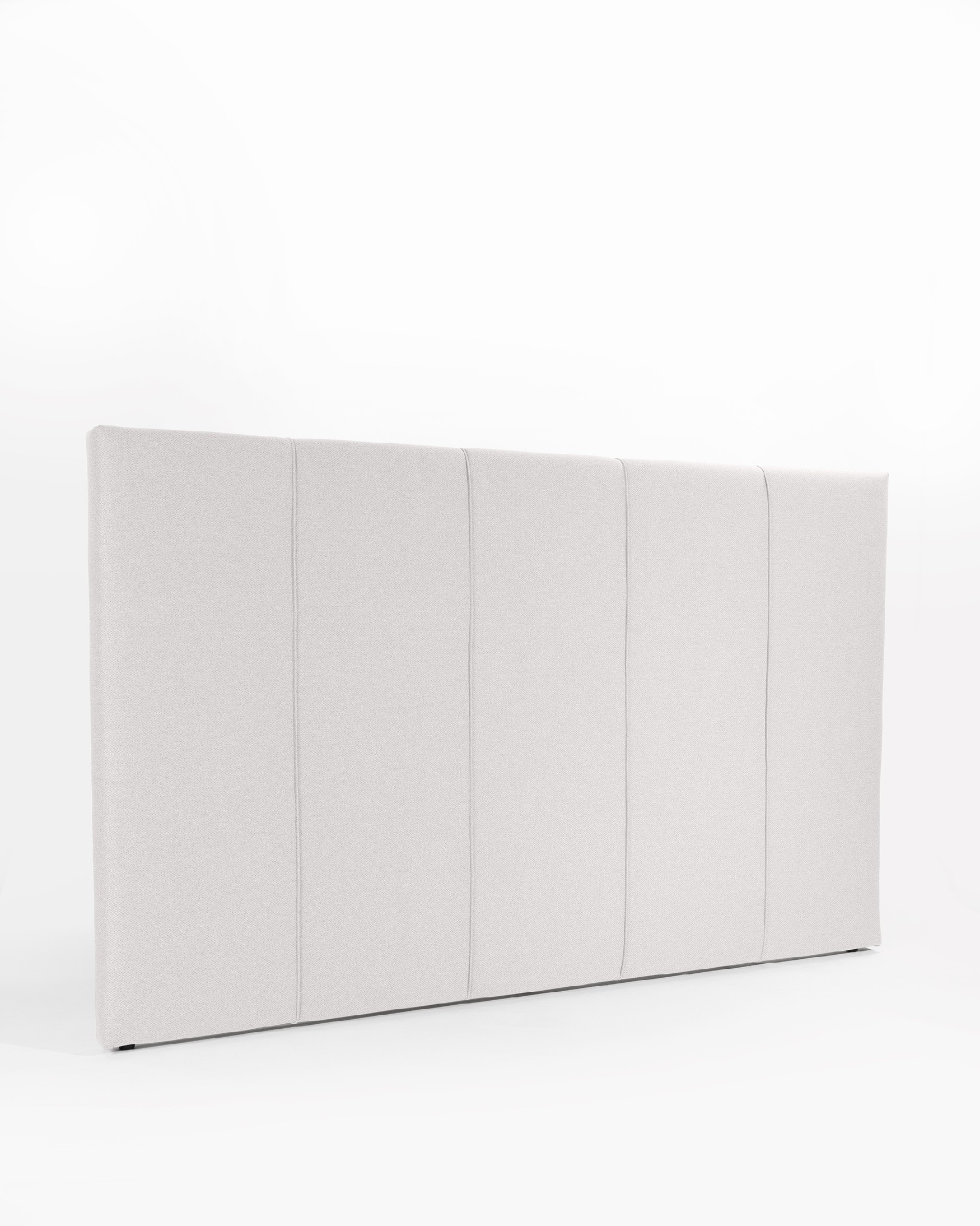 Headboard upholstered silver Ray 108 x 120 cm