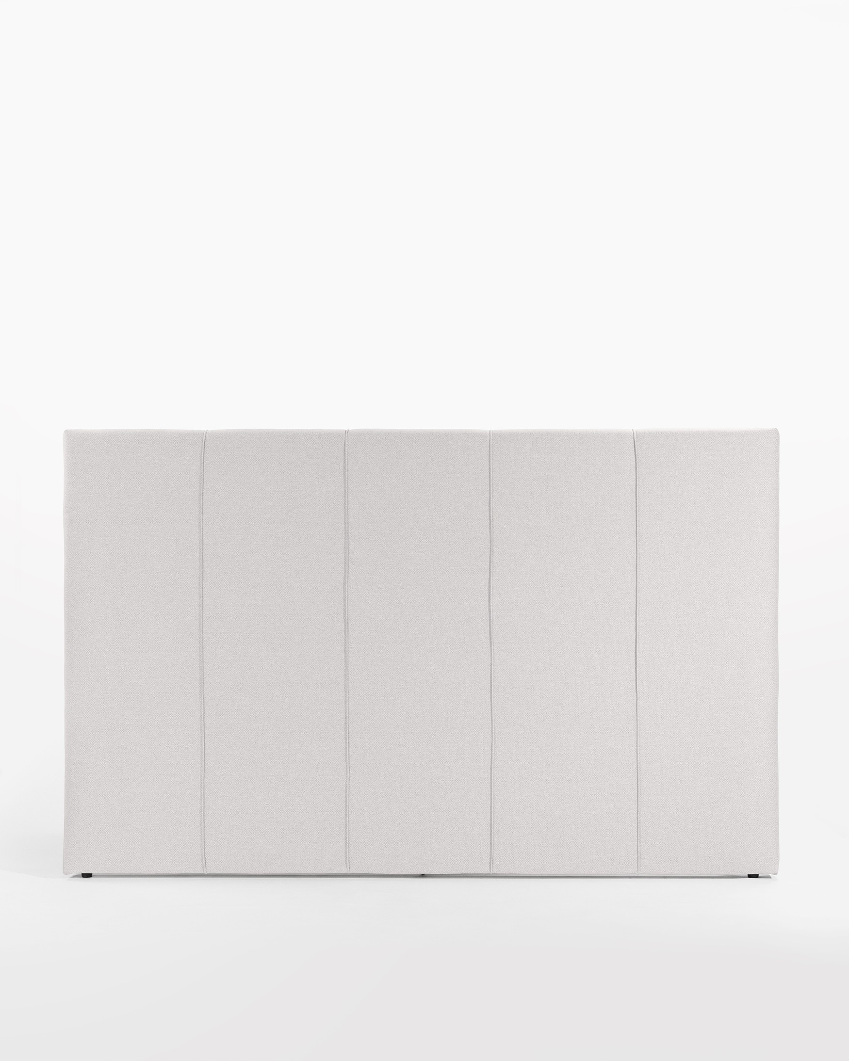 Headboard upholstered silver Ray 108 x 120 cm